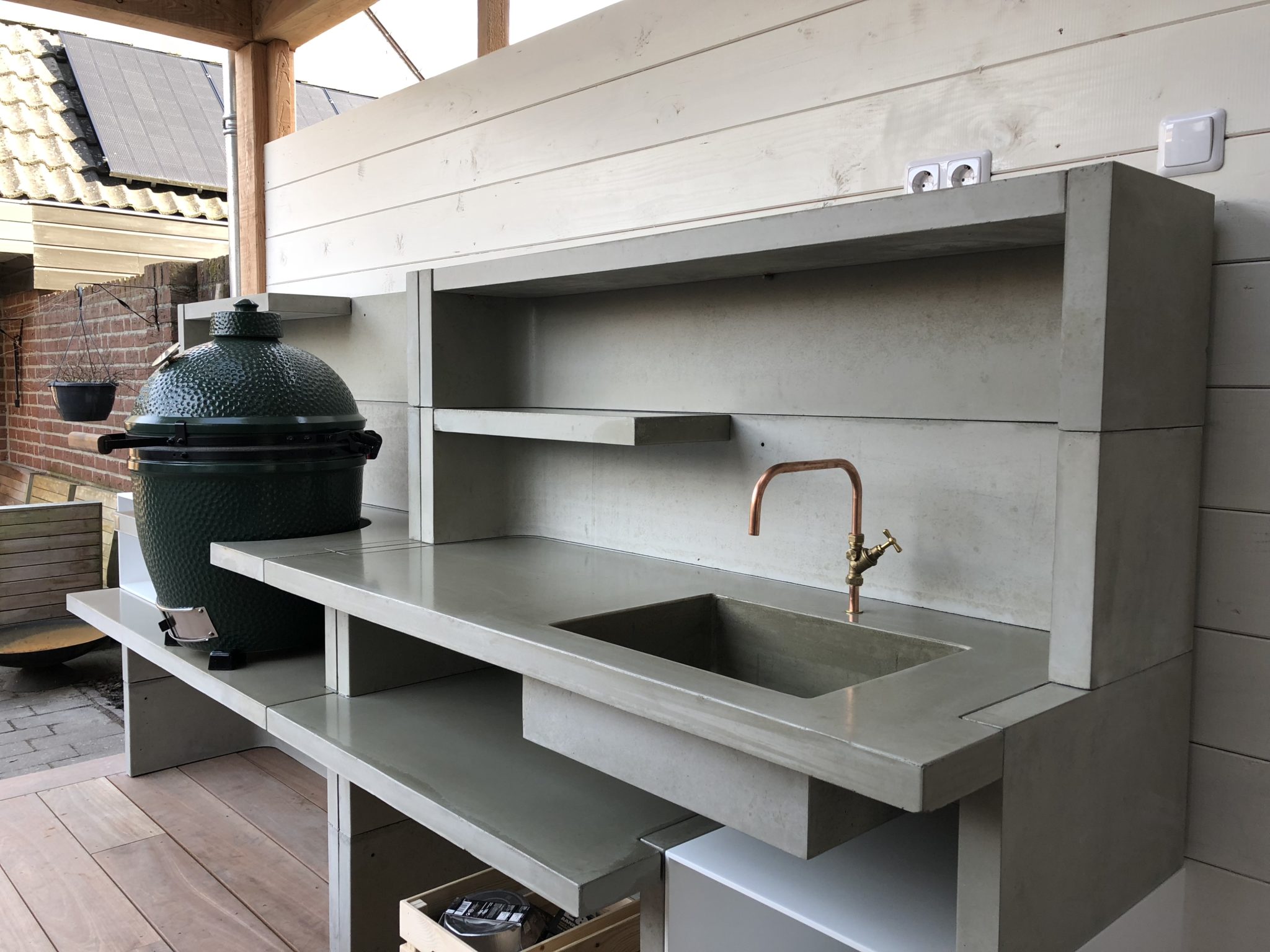 schoner Gooi Vormen Buitenkeuken ontwerp - Barts Outdoor Kitchen